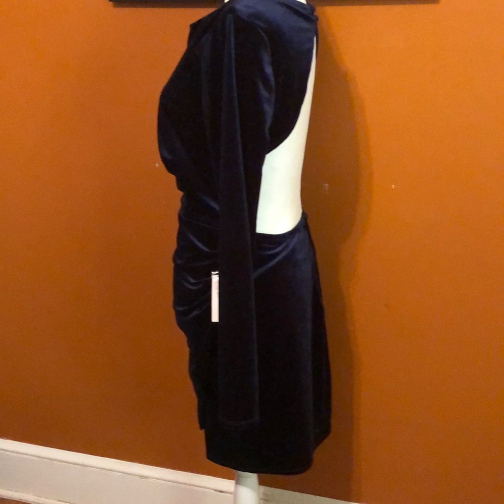 Backless Velvet Cocktail - Picture 2 of 3